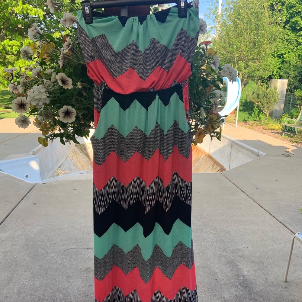 Stripped Maxi Dress
